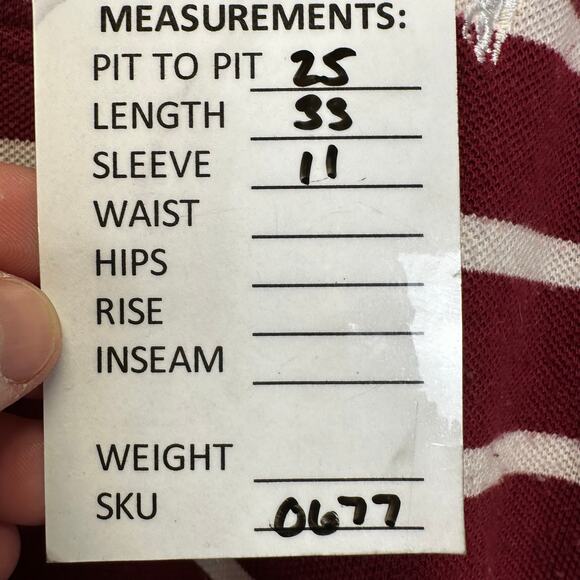 Ralph Lauren Red And White Stripe Short Sleeve Polo Mens Size 3X - Picture 11 of 11